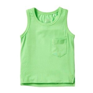 Little Bipsy Green Tank Top Casual Sleeveless